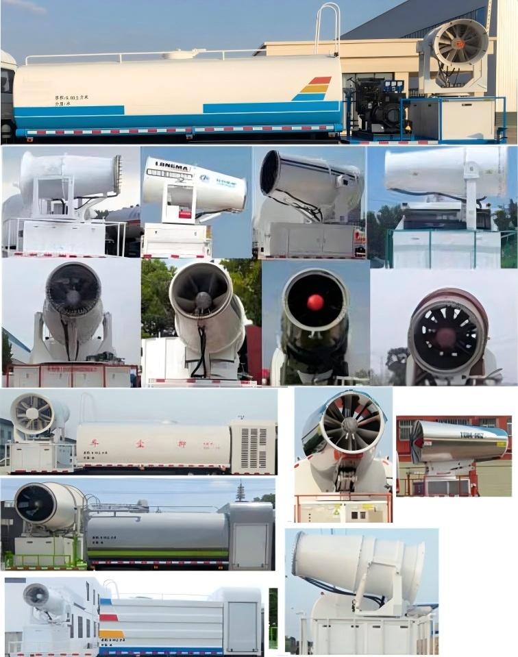 9cbm multi-functional dust suppression truck