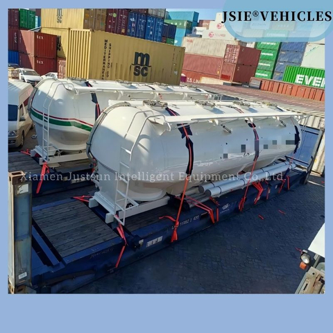 28m3 Bulk Flour Transport Tank with Food Grade Aluminum Alloy Material 