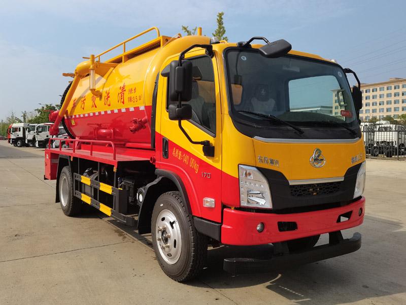 Dongfeng 4X2 12m Combination Sewer Jetting And Vacuum Truck