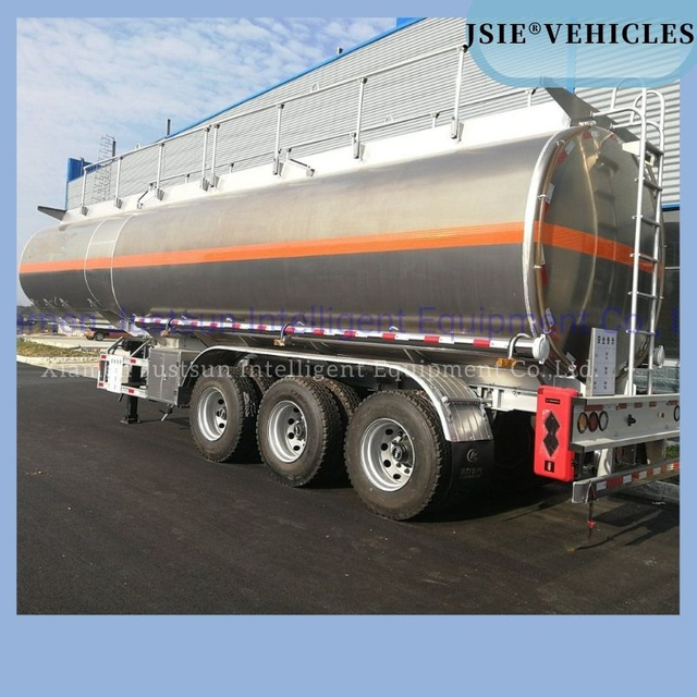 3 Axle Aluminum Fuel Tank Semi Trailer