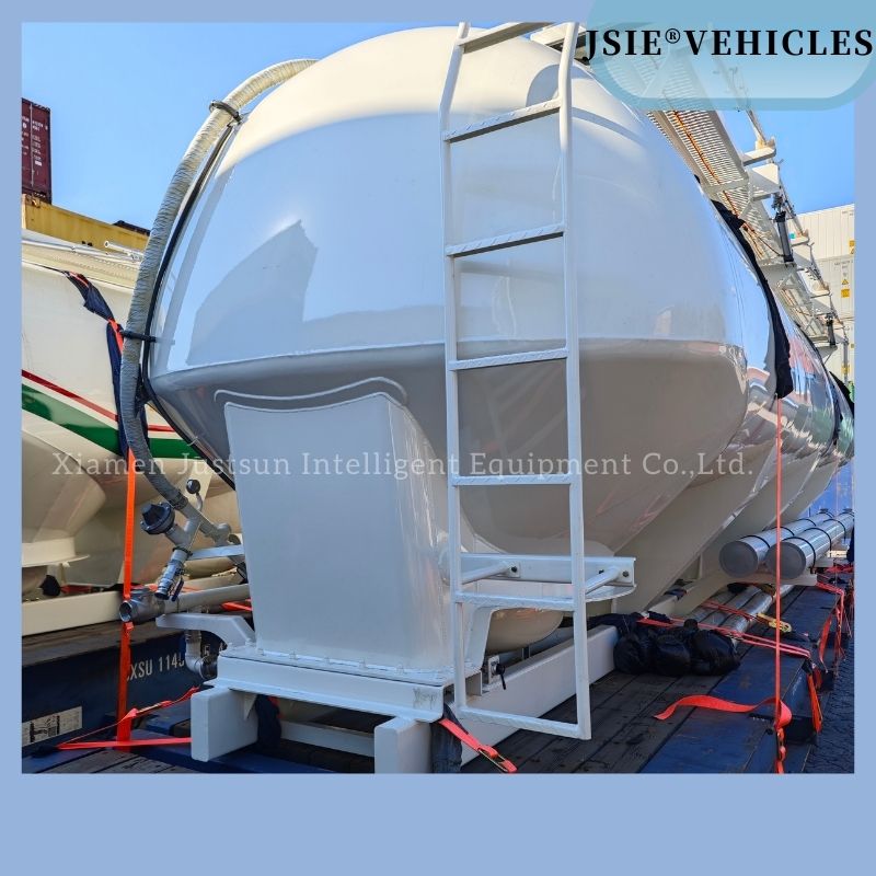 28m3 Bulk Flour Transport Tank with Food Grade Aluminum Alloy Material 