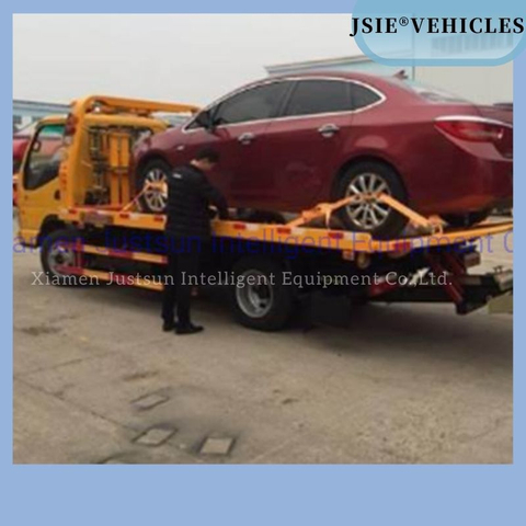 Isuzu 3tons Lifting Weight Flatbed Wrecker Truck