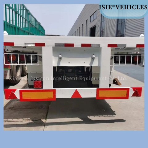 40FT 13m 3Axles Heavy Duty Flatbed Semi Trailer
