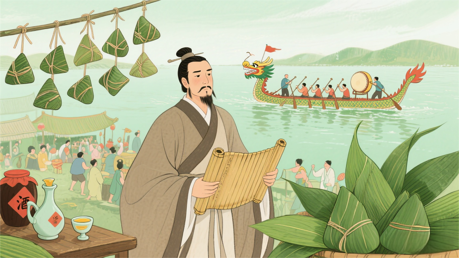 Dragon Boat Festival of Quyuan