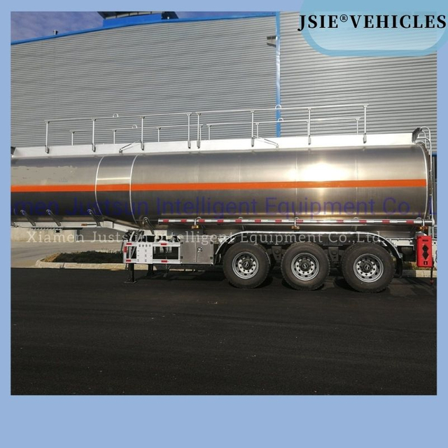 3 Axle Aluminum Fuel Tank Semi Trailer