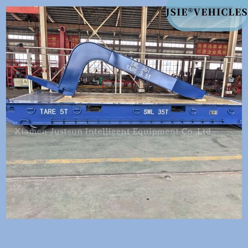 Heavy Duty Gooseneck Platform Semi Trailer for Cargo Transport