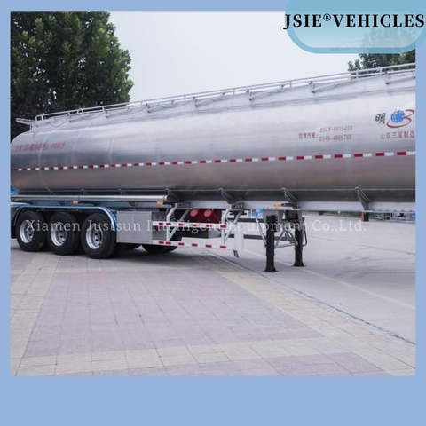 3 Axles Carbon Steel Fuel Tank Semi Trailer