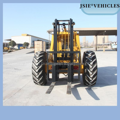 3 Wheels High Ground Clearance Rough Terrain Forklift