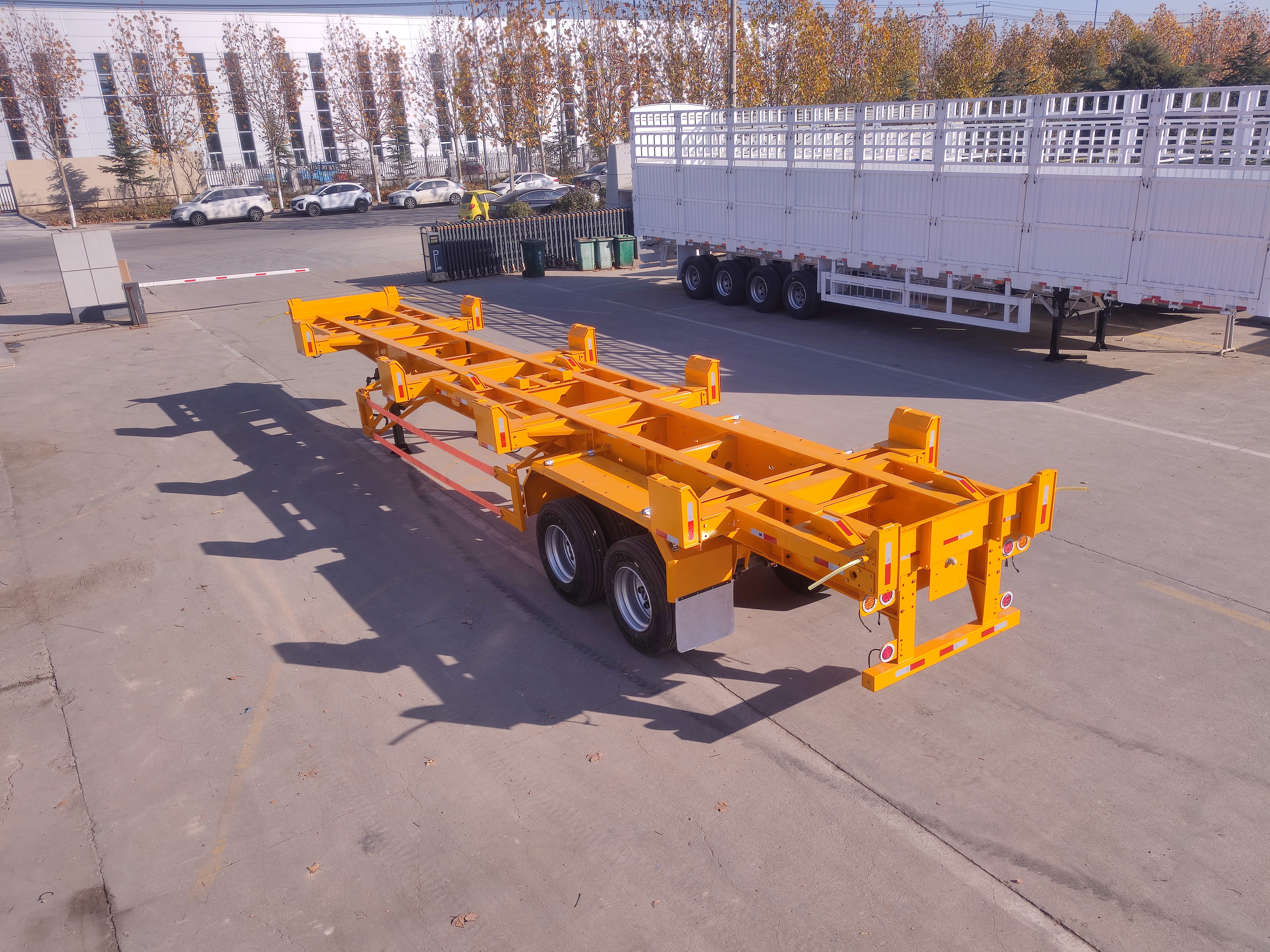 Two Units of 40ft Terminal Semi Trailers Ready for Global Shipping
