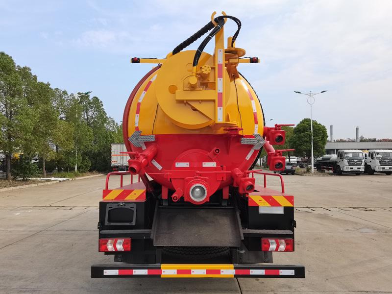 Dongfeng 4X2 12m Combination Sewer Jetting And Vacuum Truck