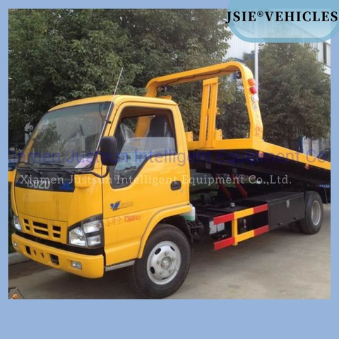 Isuzu 3tons Lifting Weight Flatbed Wrecker Truck