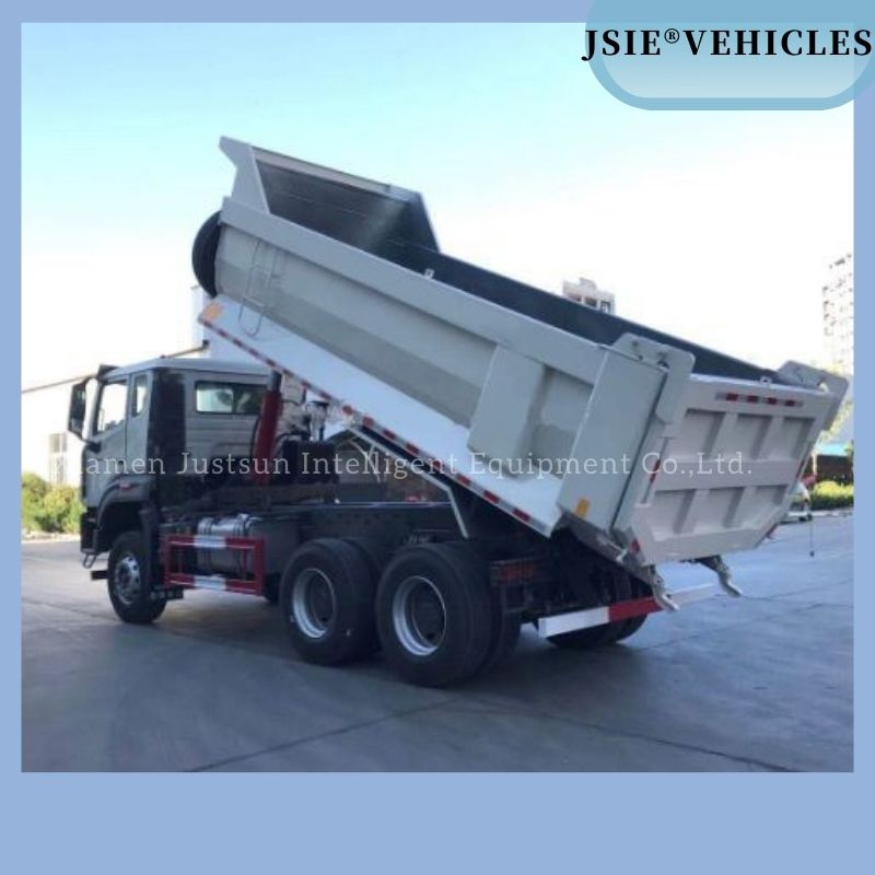 Dump truck working in a quarry