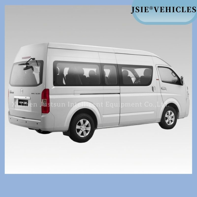16-Seat Gasoline Minibus RHD High Roof Shuttle Bus for Hotels & Resorts